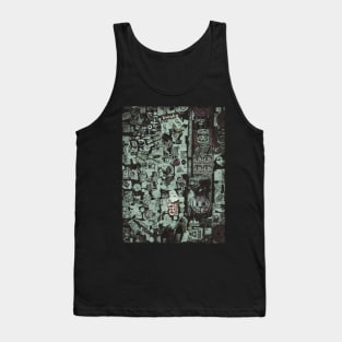 New York Vintage Stickers Tank Top